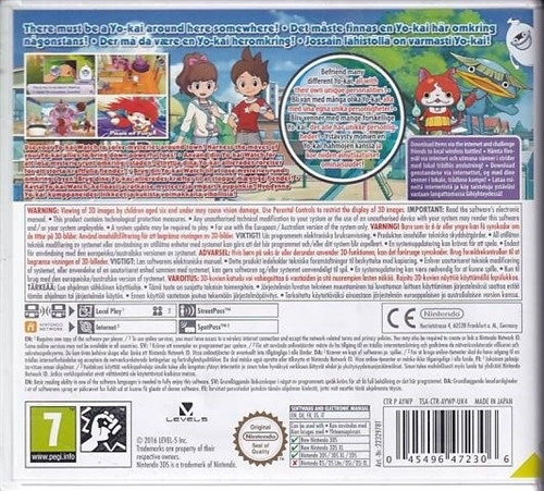 Yo-Kai Watch - Nintendo 3DS Spil - (A Grade) (Genbrug)